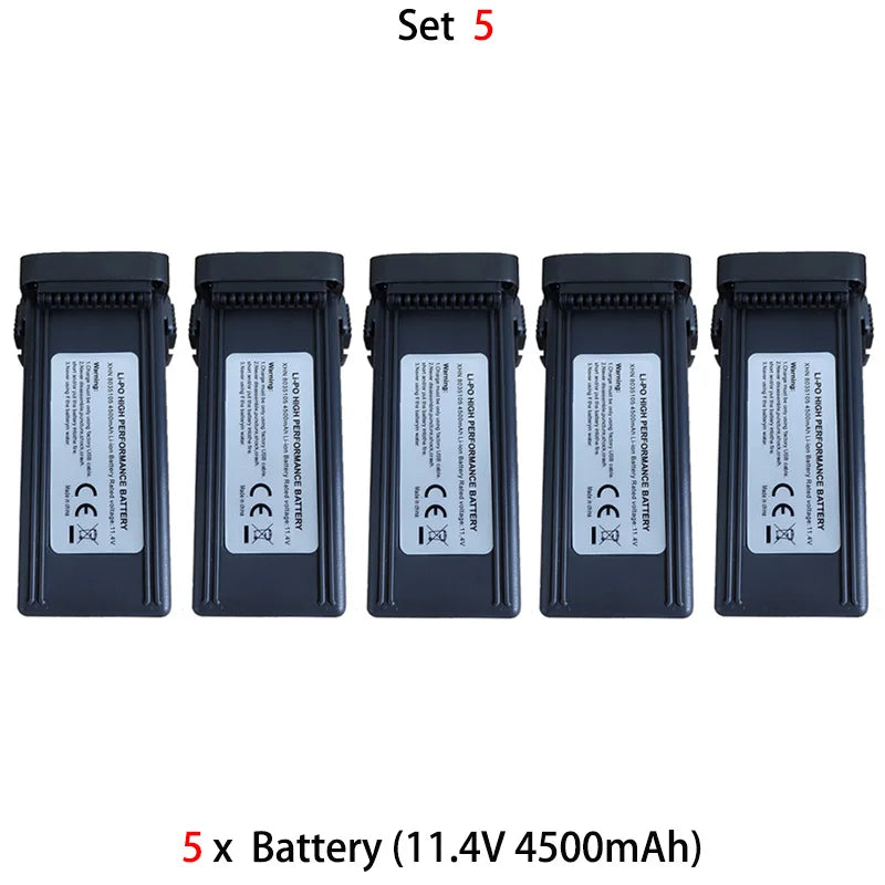 11.4V 4500mAh Intelligent Lipo Battery For Wing 6 GPS Drone Original Accessories Flight time 45Mins RC Quadcopter Spare Parts
