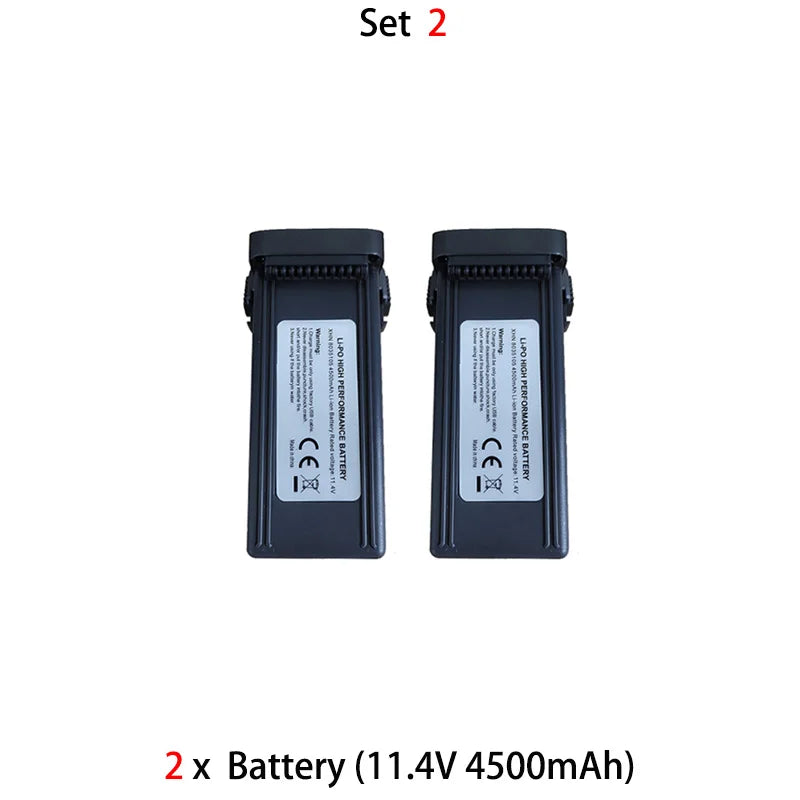 11.4V 4500mAh Intelligent Lipo Battery For Wing 6 GPS Drone Original Accessories Flight time 45Mins RC Quadcopter Spare Parts