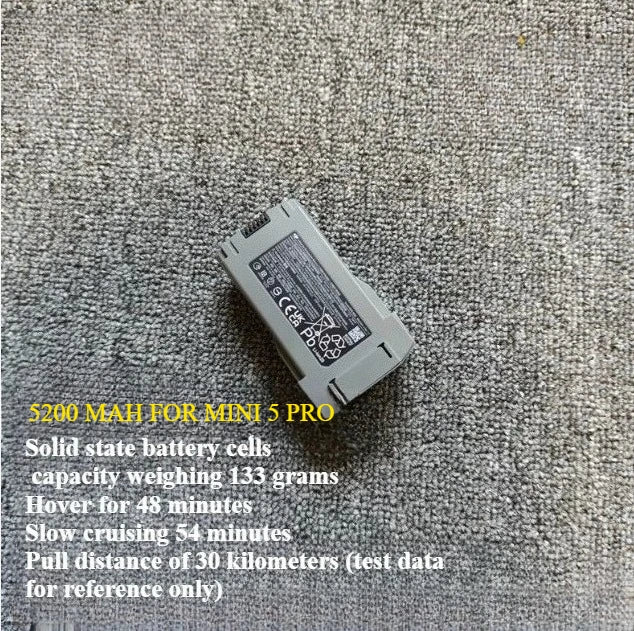 New Top Large Capacity Modified Battery 5200mah/5600mah/9000mah/8400mah Suitable for DJI Mini 5 Pro Long Range Battery DIY parts