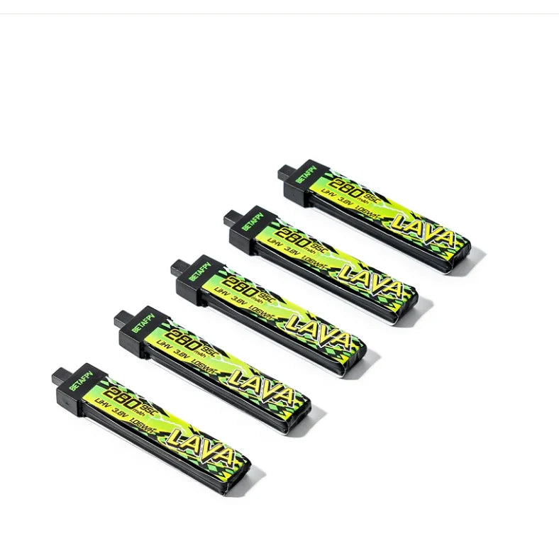 BETAFPV LAVA II 1S 95C Battery 280mAh 320mAh For Air65 Meteor65 Pro Cetus/480mAh 580mAh 680mAh For Air75 Meteor75 Pro Whoop Droe