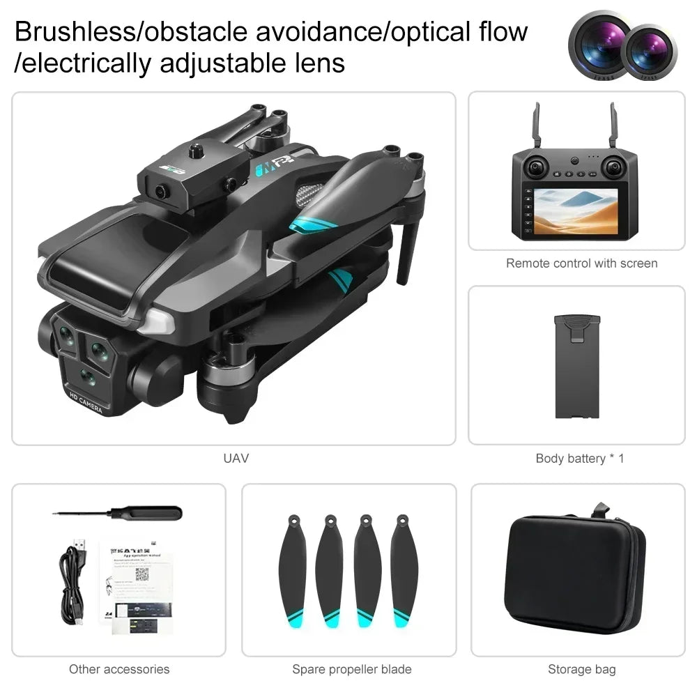 New M22 Max 8K Professional HD Drone with Optical Flow Quadcopter Aerial Photography Obstacle Avoidance Card Reader for Videogra