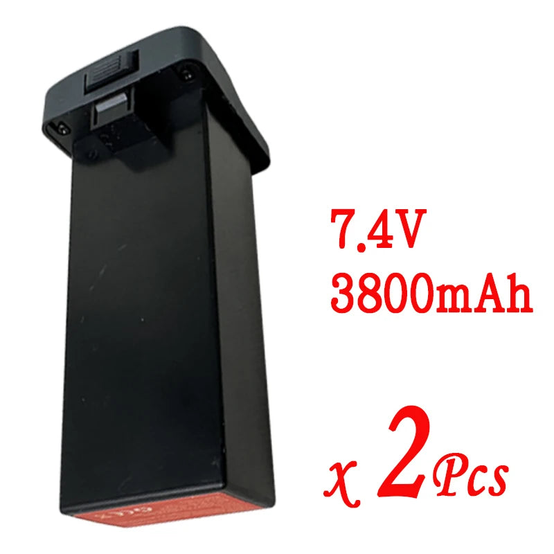 Original 7.4V 3800mAh SG109 Max2 7.4V 2200mAh 8K drone battery pack, suitable for spare parts of SG109Max2 GPS RC quadcopter