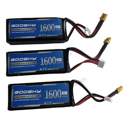 Spec Optimized 11.1V 1600mAh 30C Battery Module Reliable Power Supply 15 Mins Flight Time for UH-1Y GPS RC Helicopter