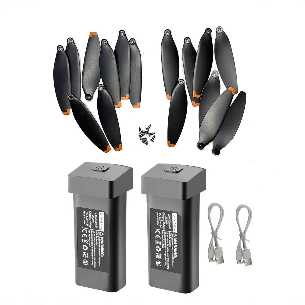 S135 7.4V 3000mAh Battery S135pro Propeller  Obstacle Avoidance Dron BladesM218 AE3 MAX GPS Drone Parts