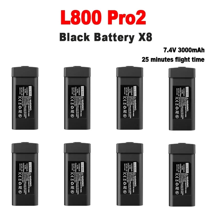 Original L800 Pro2 Drone Battery 7.4V 3000mAh For LYZRC L800 Pro2 4K Professional Camera Battery L800 Drone Accessories Parts