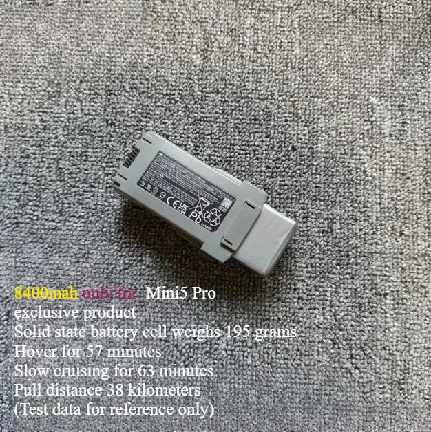 New Top Large Capacity Modified Battery 5200mah/5600mah/9000mah/8400mah Suitable for DJI Mini 5 Pro Long Range Battery DIY parts