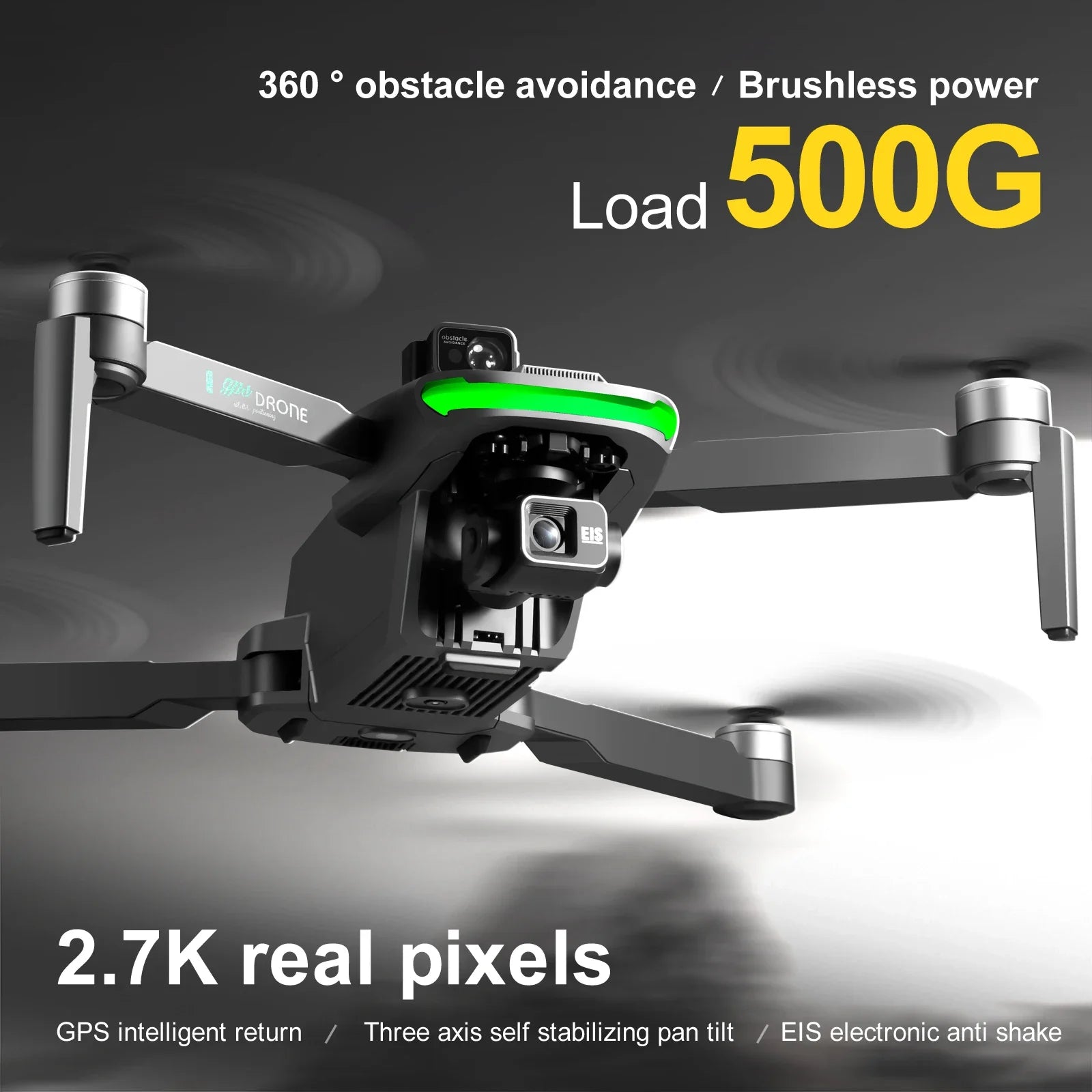 New S155 Pro Gps Drone 4k Hd Camera Aerial Photography Fpv 8K 3-axis Anti-shake Gimbal Brushless Motor Obstacle Avoidance Toys
