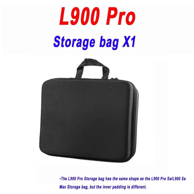 云旭玩具L900 Pro Se/Se Max无人机存储包，适合4K相机航拍无人机的专业背包配件，展示包的外观和容量
