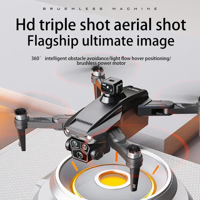 LYZRC L103 MAX GPS Brushless Motor Drone Professional HD Dual Camera 360° Laser OAS 5G Wifi FPV Foldable RC Aerial Helicopter