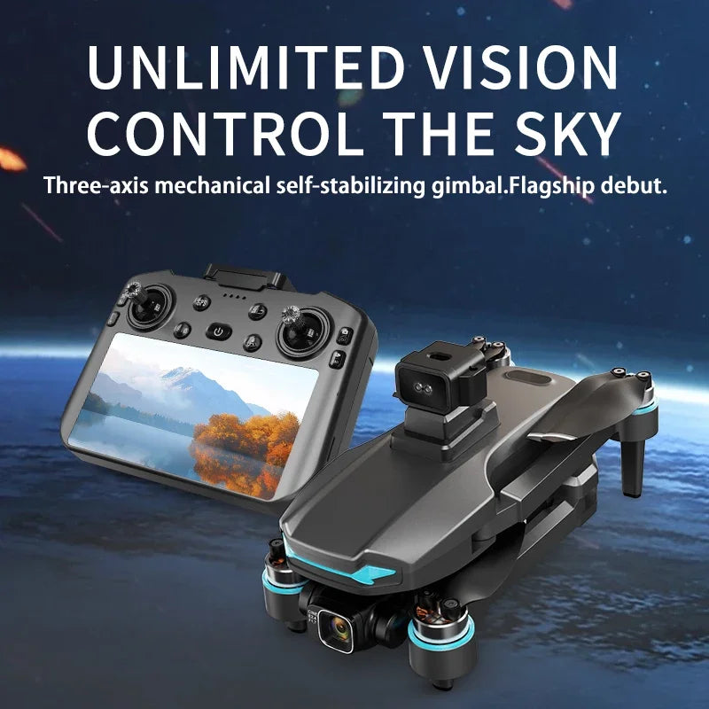 SG601 MAX Drone with 3-Axis Gimbal Camera GPS Large Screen RC Folding Brushless Quadcopter for Photography Obstacle Avoidance