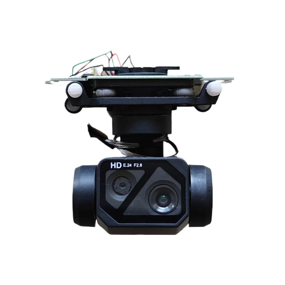 云讯玩具SG909 XiL019遥控无人机配件，三轴云台上下外壳、电调、接收器、GPS、螺旋桨和机臂。