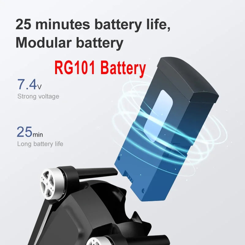 new 2025 RG101 Max Drone Battery RG101 Pro Drone Original Battery 7.4V 3000/3800mAh RG101 Drone Accessories Spare Battery parts