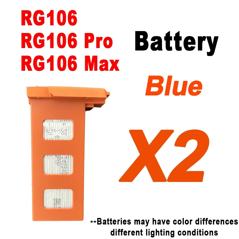 云讯玩具RG106专业无人机备用电池，7.4V 3800mAh原装电池适用于RG106 Pro Max无人机配件