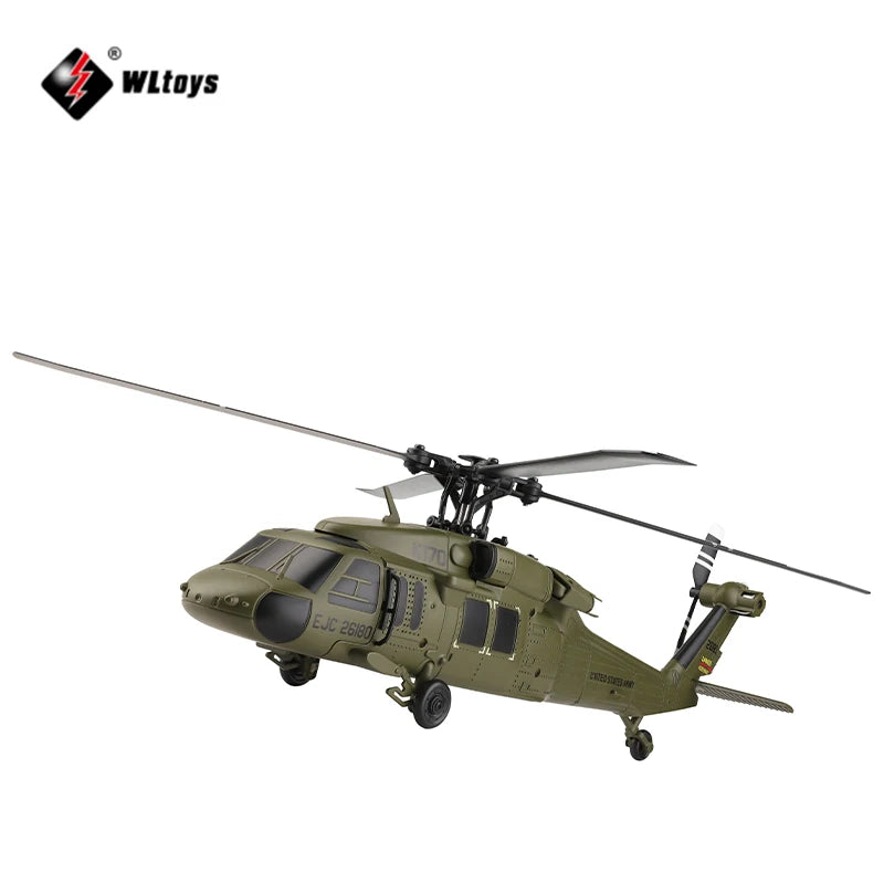WLtoys K170 RC Helicopter 2.4G 6-Aixs Gyroscope 4CH Altitude Hold Optical Flow Remote Control Helicopter Toys for Children