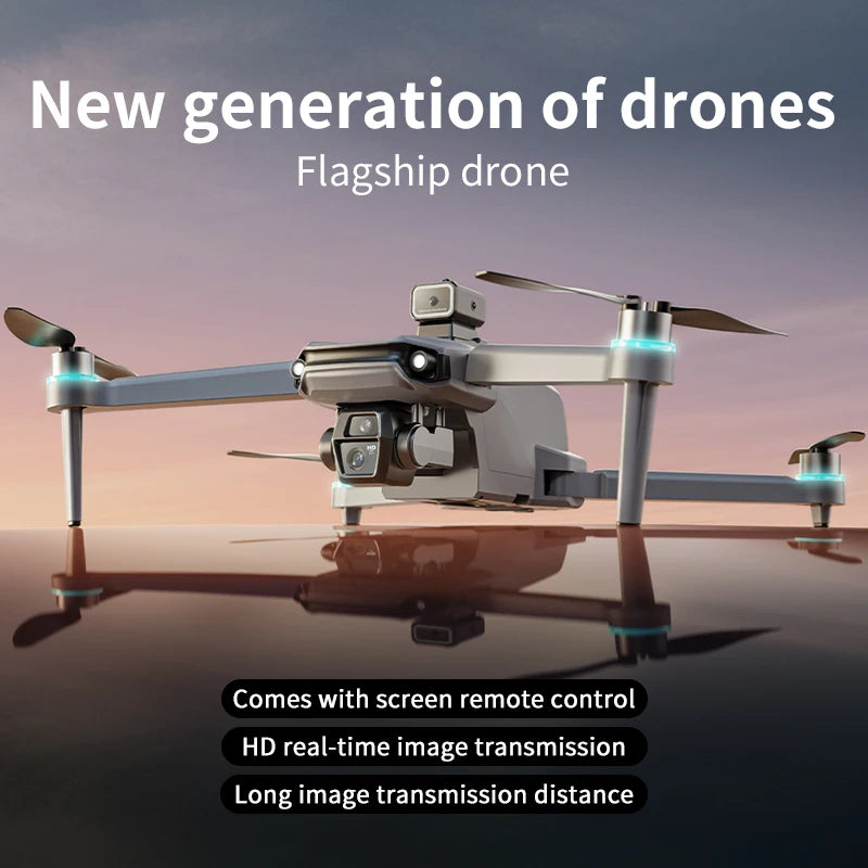 SG603 PRO Drone with Large Screen HD Camera  Remote Control Obstacle Avoidance  Foldable Brushless GPS RC Quadcopter Toy