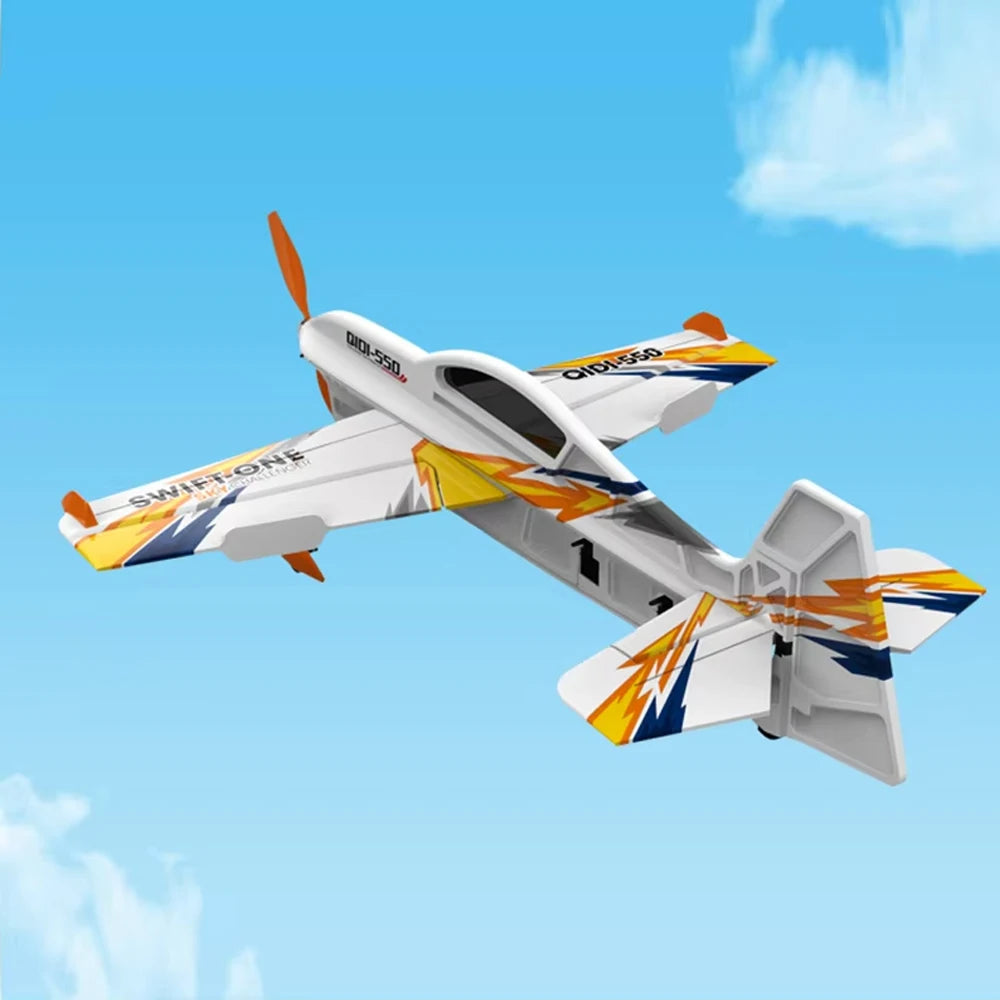 QIDI-550 RC 2.4G Remote Control Aircraft 3D Stunt Glider EPP Foam Brushless Motor Remote Control Aircraft Mode Toy