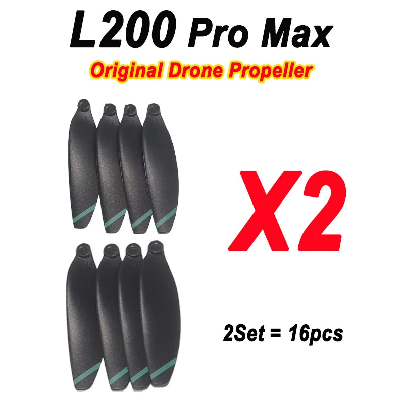 LYZRC-Original L200 PROMAX Drone Battery, 7.4 V1600mAh, for L200 PROMAX RC Quadcopter, Replacement Propeller, Drone Parts