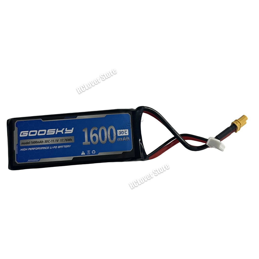 Spec Optimized 11.1V 1600mAh 30C Battery Module Reliable Power Supply 15 Mins Flight Time for UH-1Y GPS RC Helicopter