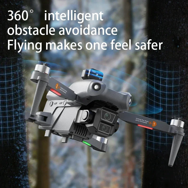L300 MAX GPS Drone 5G 4K with 5.9-inch Button Screen Control Remote Laser Obstacle Avoidance Aerial Photography Aircraft