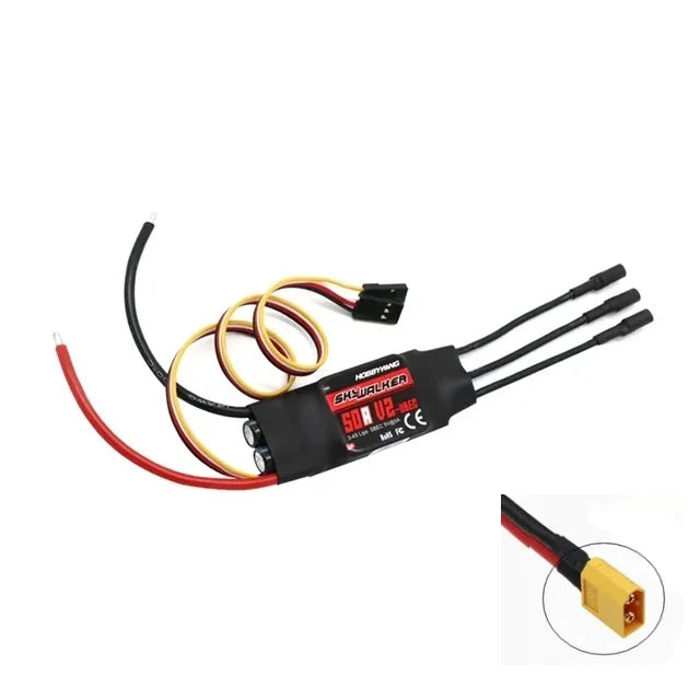 Hobbywing Skywalker 15A/30A/40A/50A/60A/80A/100A V2 Speed Controller ESC With UBEC For RC FPV Quadcopter Airplanes Helicopter