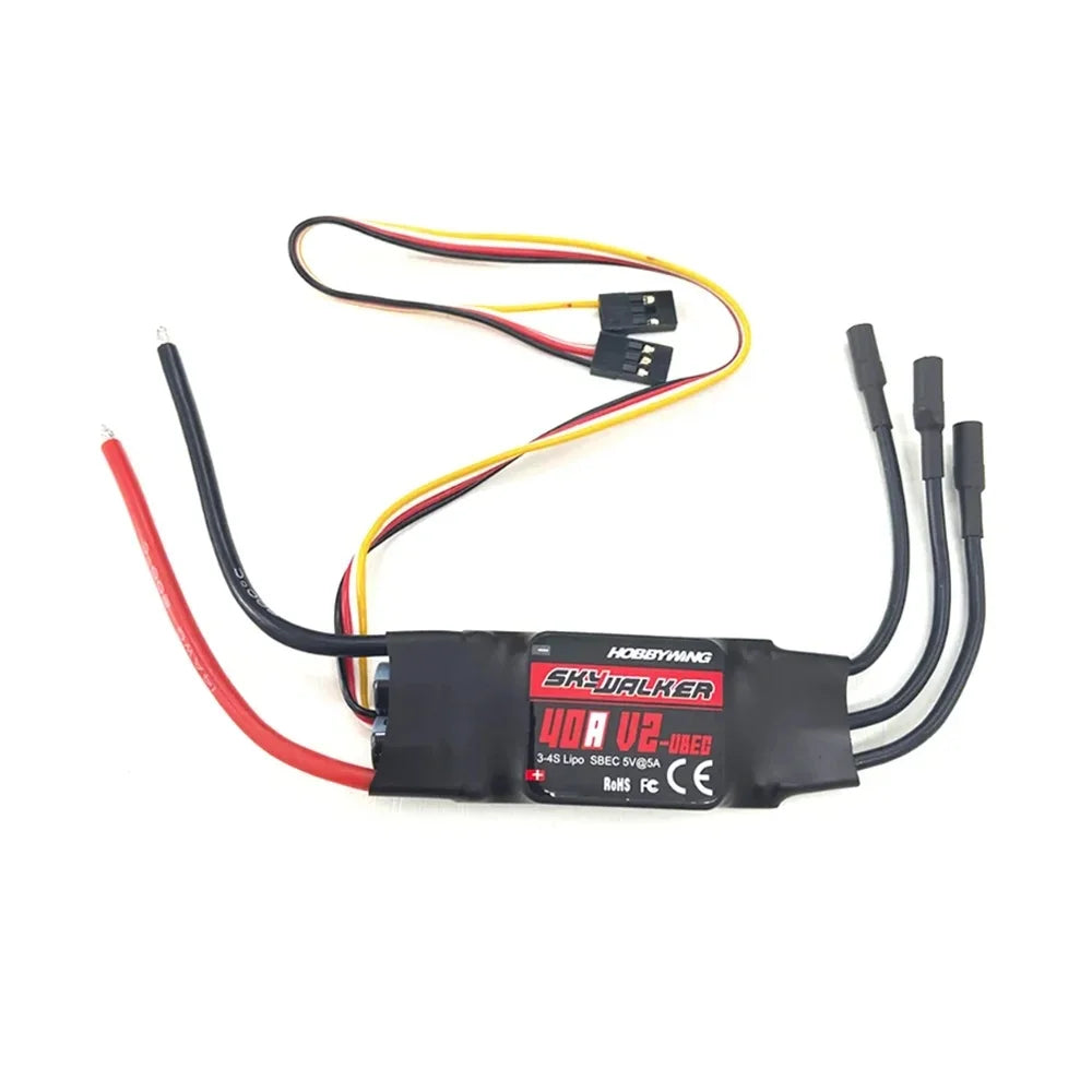 Hobbywing Skywalker 15A/30A/40A/50A/60A/80A/100A V2 Speed Controller ESC With UBEC For RC FPV Quadcopter Airplanes Helicopter