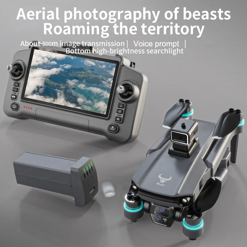 SG603 PRO Drone with Large Screen HD Camera  Remote Control Obstacle Avoidance  Foldable Brushless GPS RC Quadcopter Toy