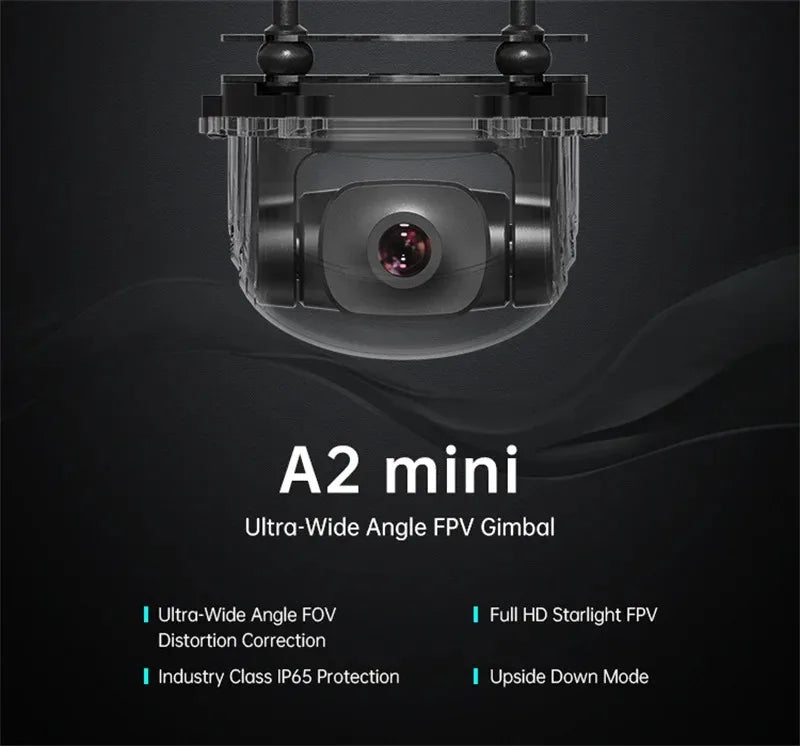SIYI A2 mini  FPV Gimbal Camera Full HD Starlight night vision FPV Industrial grade three defense Handstand Mode