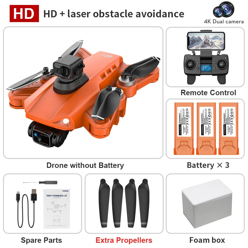 Drone L900 Pro Se / L900 Se Max 4K HD GPS Camera 5G Wifi FPV Brushless RC Helicopter 4K HD Dual Camera Drone Professional Toys