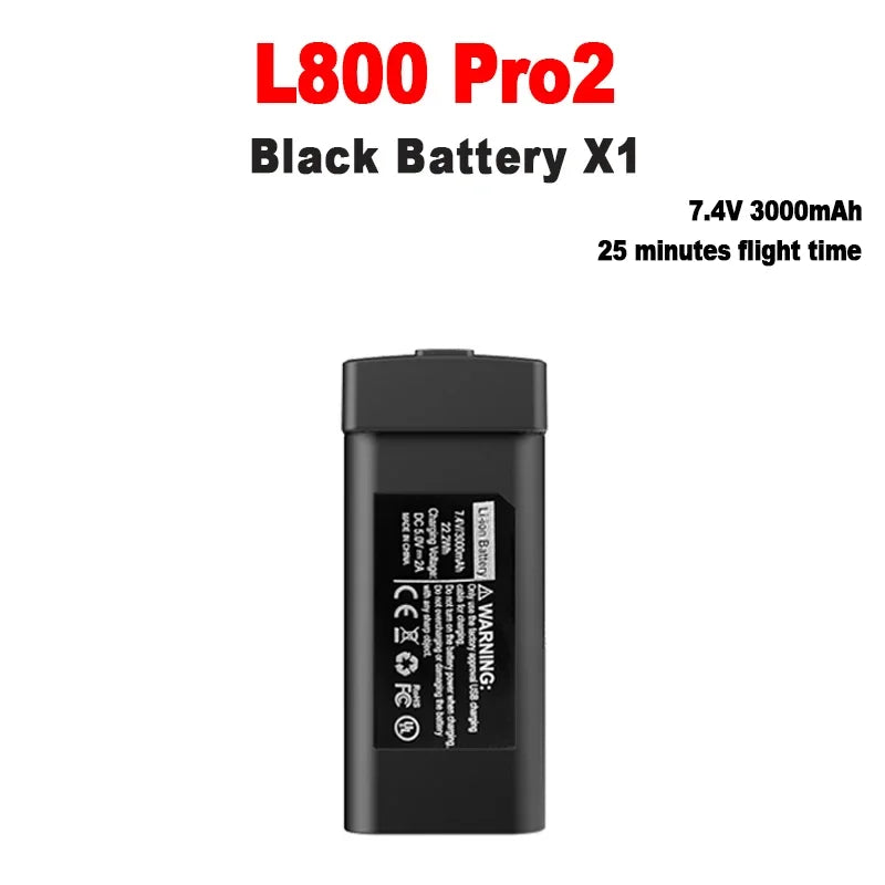 Original L800 Pro2 Drone Battery 7.4V 3000mAh For LYZRC L800 Pro2 4K Professional Camera Battery L800 Drone Accessories Parts