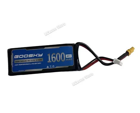 YUNX toys 11.1V 1600mAh 30C RC helicopter电池模块，适用于UH-1Y GPS直升机，提供可靠电源和15分钟飞行时间